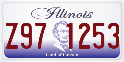 IL license plate Z971253