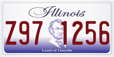 IL license plate Z971256