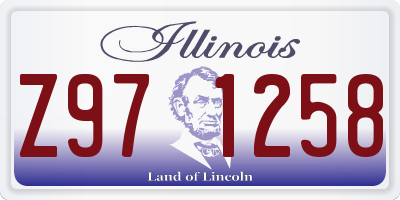 IL license plate Z971258