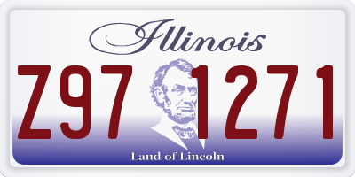 IL license plate Z971271