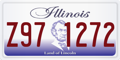 IL license plate Z971272