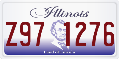IL license plate Z971276