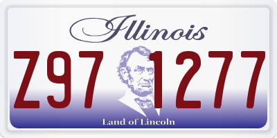 IL license plate Z971277