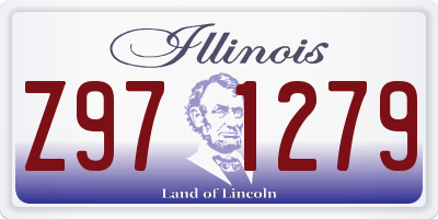 IL license plate Z971279