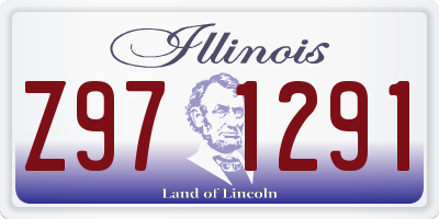 IL license plate Z971291