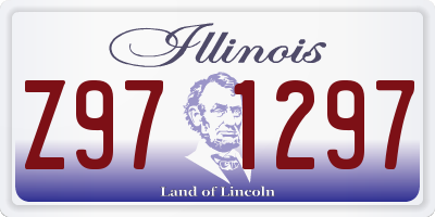 IL license plate Z971297