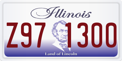 IL license plate Z971300