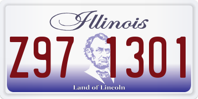 IL license plate Z971301