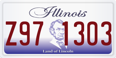 IL license plate Z971303