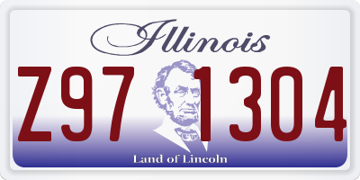 IL license plate Z971304