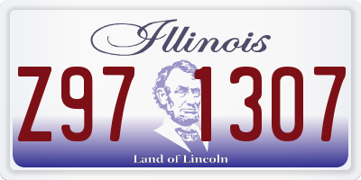 IL license plate Z971307