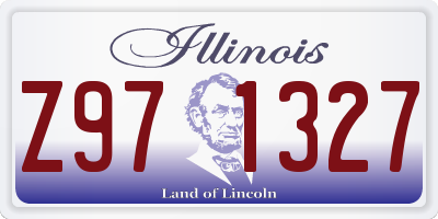 IL license plate Z971327