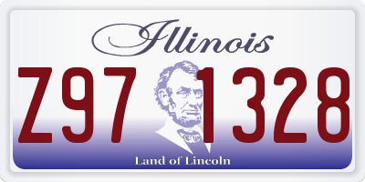 IL license plate Z971328