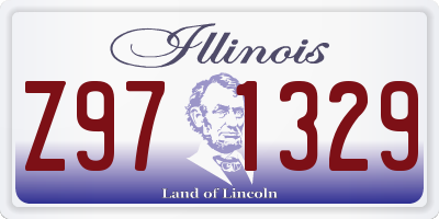 IL license plate Z971329