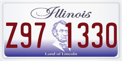 IL license plate Z971330