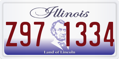 IL license plate Z971334