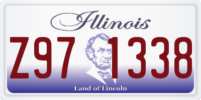 IL license plate Z971338