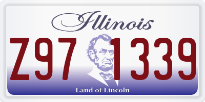 IL license plate Z971339