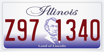 IL license plate Z971340