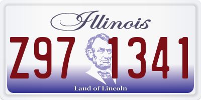 IL license plate Z971341