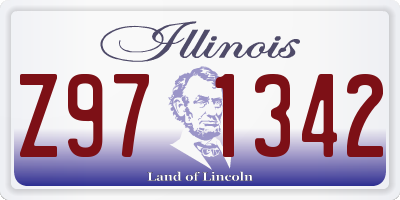 IL license plate Z971342