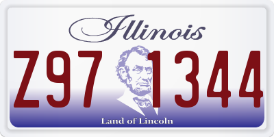 IL license plate Z971344