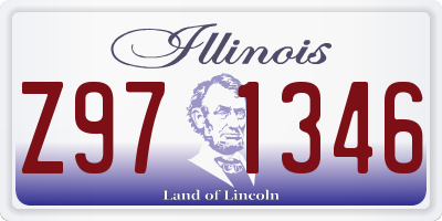 IL license plate Z971346