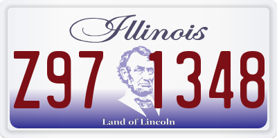 IL license plate Z971348