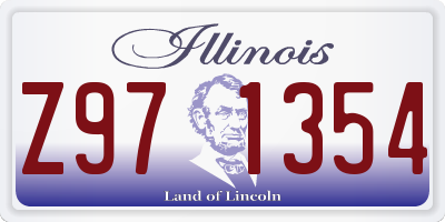 IL license plate Z971354