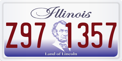 IL license plate Z971357