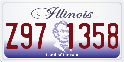 IL license plate Z971358