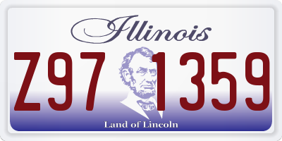 IL license plate Z971359