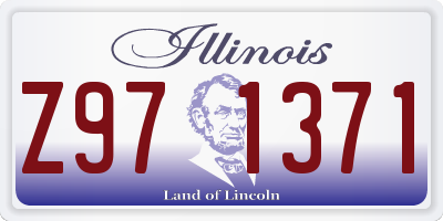 IL license plate Z971371