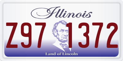 IL license plate Z971372