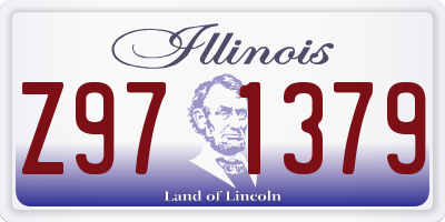 IL license plate Z971379