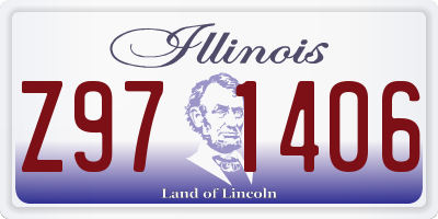 IL license plate Z971406