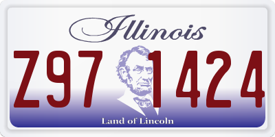 IL license plate Z971424