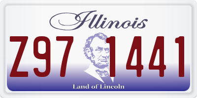 IL license plate Z971441