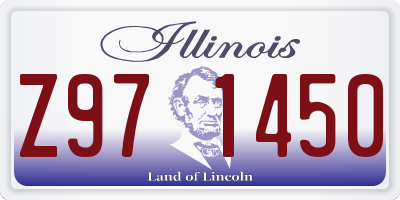 IL license plate Z971450