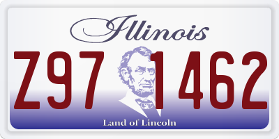 IL license plate Z971462