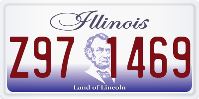 IL license plate Z971469