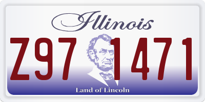 IL license plate Z971471