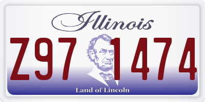 IL license plate Z971474