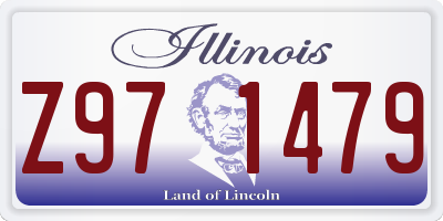 IL license plate Z971479