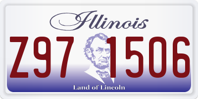 IL license plate Z971506