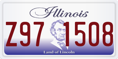 IL license plate Z971508