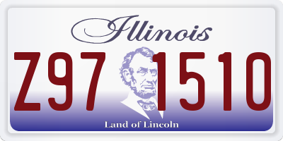 IL license plate Z971510