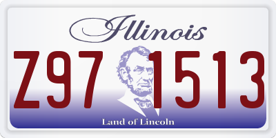 IL license plate Z971513