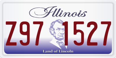 IL license plate Z971527