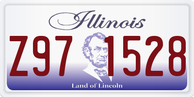 IL license plate Z971528